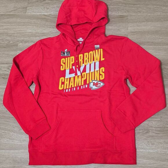 Kansas City Chiefs Super Bowl LVIII Champions Hoodie – Size L (Brand New) - Picture 1 of 4